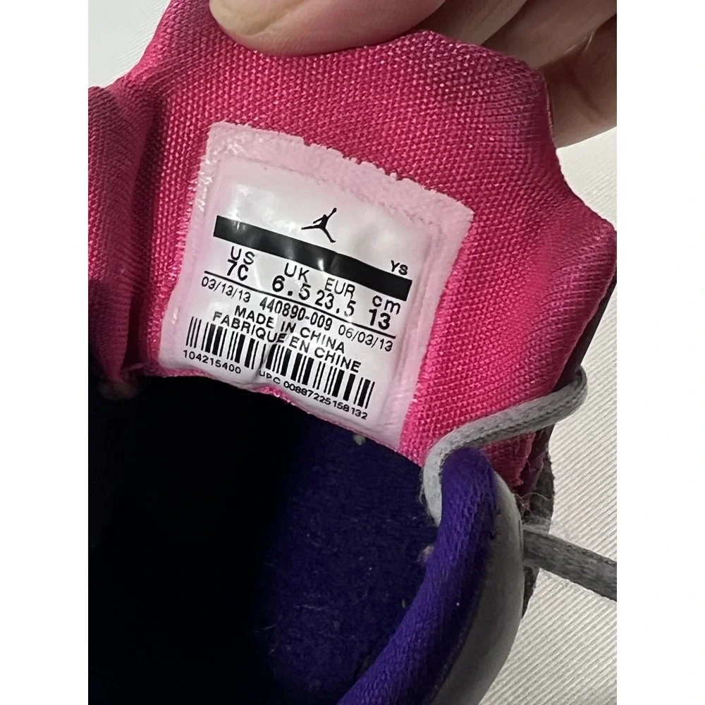 Air Jordan 5 Retro 23 Cement Grey/Pink Flash‎ Toddler Sz 7c 2013